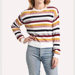 Cupcakes and Cashmere Multicolored Striped Sweater